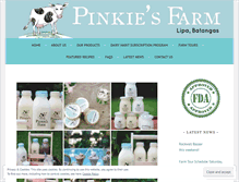 Tablet Screenshot of pinkiesfarm.com
